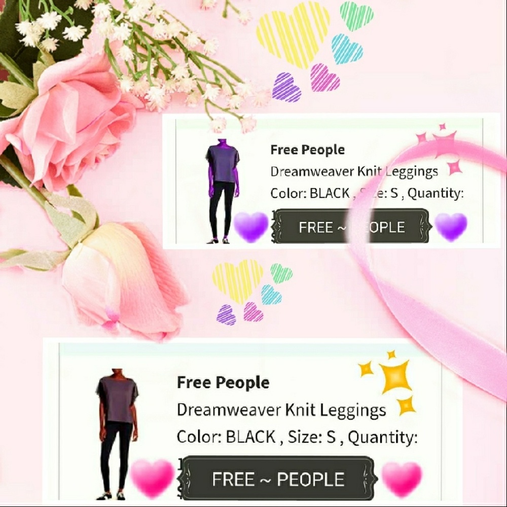 Free People "Dreamweaver" leggings - Picture 2 of 6